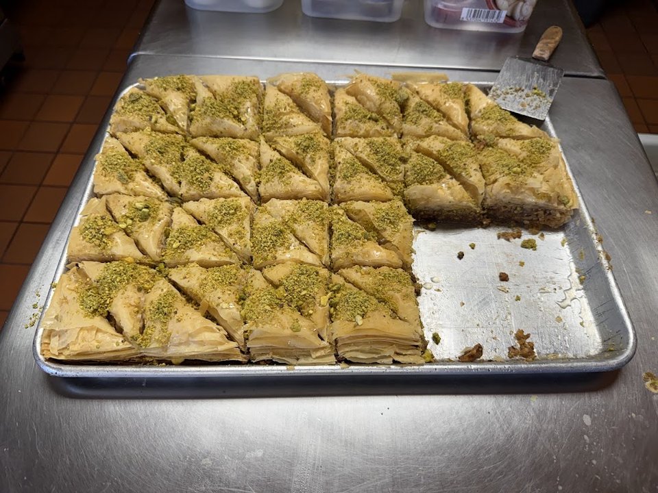 Pistachio Baklava Dessert